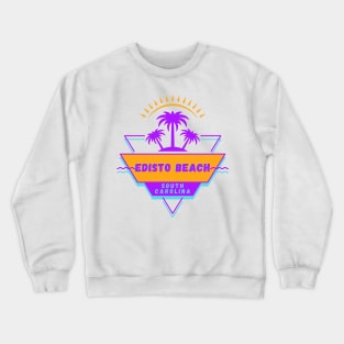 Edisto Beach South Carolina Vibes 80's Crewneck Sweatshirt